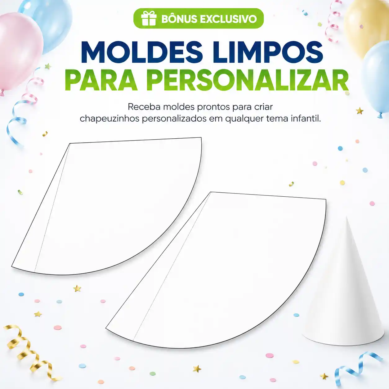 BÔNUS #1 — Moldes Limpos para Personalizar